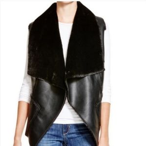 Blank NYC Black Moto Vest